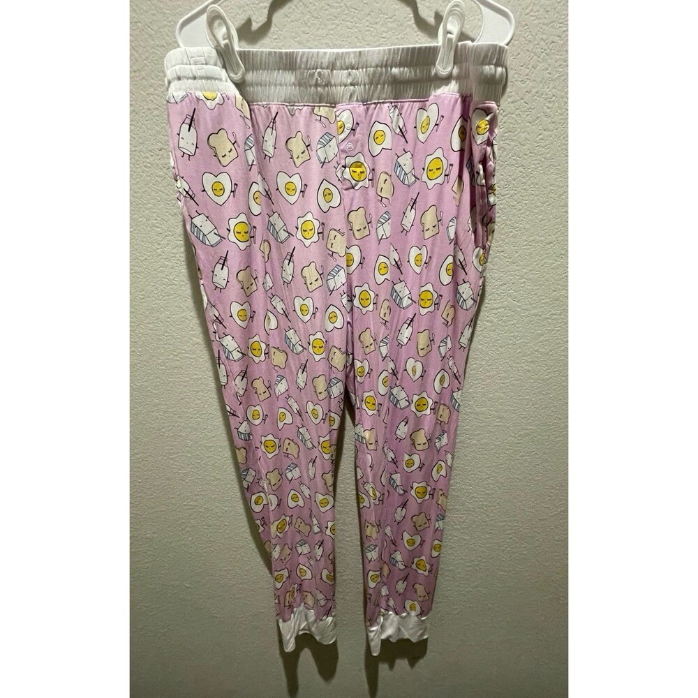 Little Sleepies Bamboo Breakfast Buddies Women’s Ladies Pajamas Pants, Size XXL